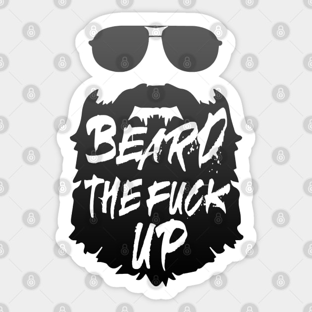 Beard time Sticker by GreenGuyTeesStore